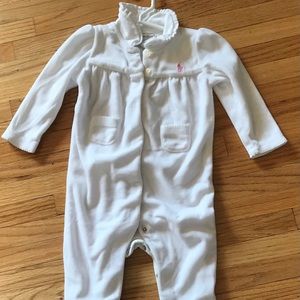 Ralph Lauren baby collar cover all.